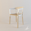 Magis steel wood chairs